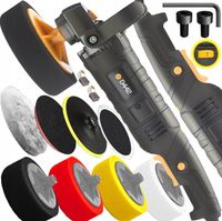 POLERKA SAMOCHODOWA SZLIFIERKA Z REGULACJĄ OBROTÓW + ZESTAW GĄBEK MP0442