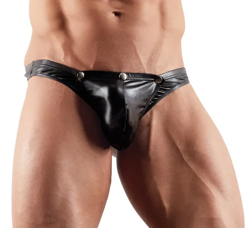 svenjoyment męskie stringi z odpinanym panelem czarny m na Arena.pl