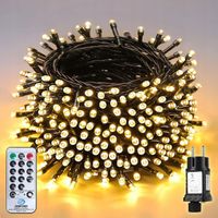 Lampki choinkowe Łańcuch 26m Sekey 360 diod LED Biały ciepły z pilotem