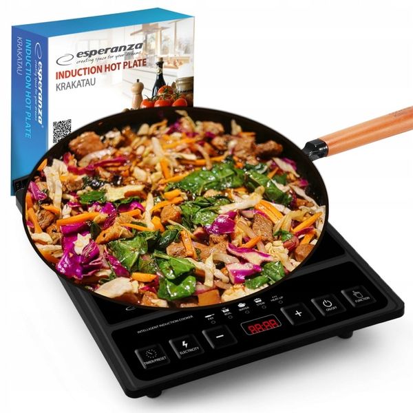 PŁYTA INDUKCYJNA KUCHENKA ELEKTRYCZNA 2000W TIMER 80°C~270°C 5 PROGRAMÓW zdjęcie 15