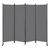 SKŁADANY PARAWAN OGRODOWY MULTIGARDEN 167X216 CM 4 PANELOWY SZARY
