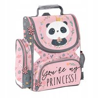TORNISTER SZKOLNY PASO PANDA DLA DZIEWCZYNKI KWIAT
