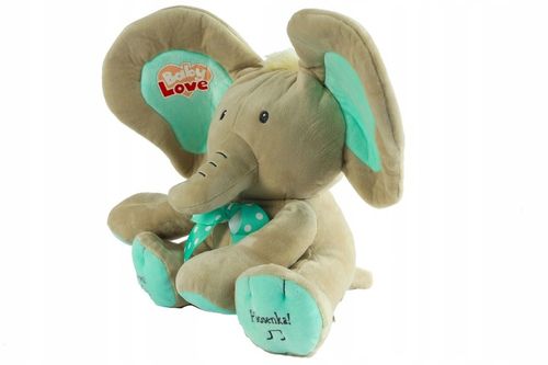 SŁONIK A KUKU INTERAKTYWNY mówi i śpiewa po polsku MADEJ miętowy na Arena.pl