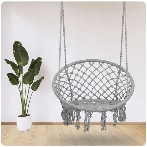 bocianie gniazdo 80cm Boho szary MAŁPISZON zdjęcie 2