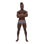 male power casanova uplift mini short szorty modelujące czarne