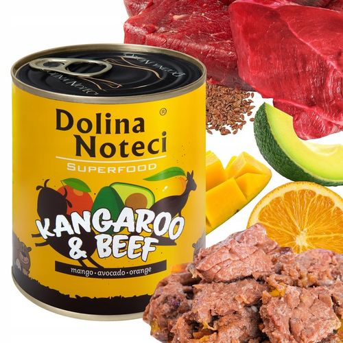 Karma dla psa DOLINA NOTECI Kangur wołowina12x800g na Arena.pl