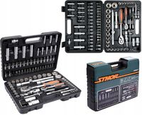STHOR ZESTAW KLUCZY NASADOWYCH NARZĘDZI 94szt 1/4'' 1/2'' KLUCZE BITY TORX
