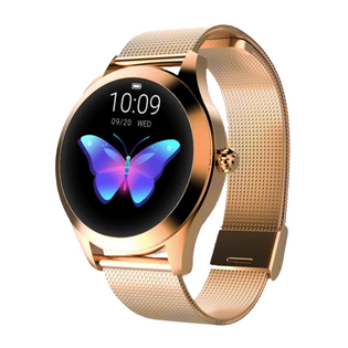 Zegarek Damski Smartwatch Elegancki Aplikacje Złoty WKW10 Watchmark