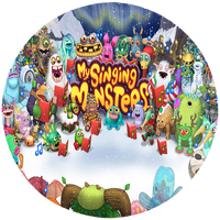 Opłatek na tort My Singing Monsters