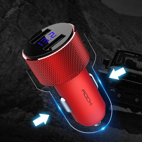 ROCK Ładowarka Samochodowa 2x USB 3,4A KABEL MICRO na Arena.pl