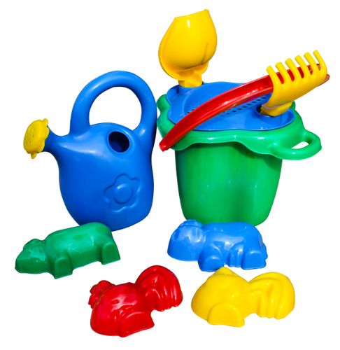 Duża taczka do piasku ogrodowa komplet 9 elementów na Arena.pl