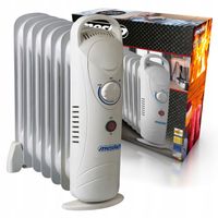 Grzejnik Olejowy Mesko MS 7804 - 7 Żeberek, 800W, Regulacja Temperatury
