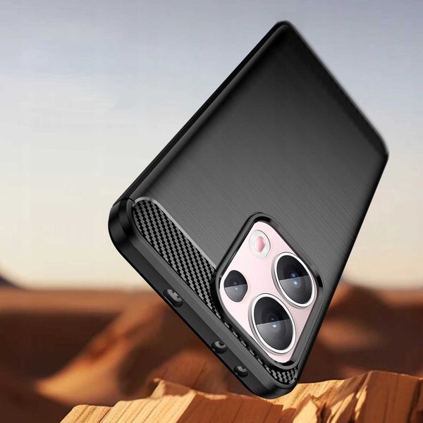 Spacecase Carbon Oppo Reno13 Pro 5G Black zdjęcie 3