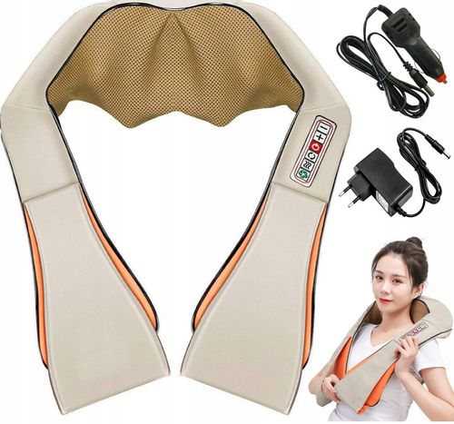 MASAŻER DO KARKU SZYI PLECÓW KRĘGOSŁUPA NÓG PAS MASUJĄCY SHIATSU KARK na Arena.pl