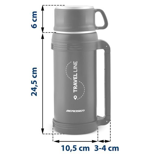 Termos próżniowy 1500 ml BD-781 czarny na Arena.pl