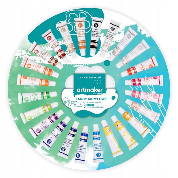 DUŻY ZESTAW Malarski sztaluga płótna farby PREMIUM zdjęcie 7