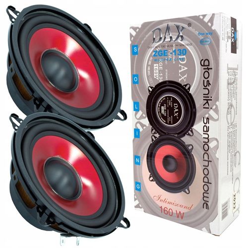 MOCNE BASOWE GŁOŚNIKI SAMOCHODOWE 13CM 130MM 160W RENAULT DACIA BMW CITROEN na Arena.pl
