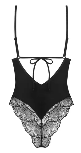 obsessive lobellis body xl/2xl czarne koronkowe regulowane na Arena.pl