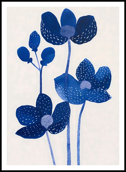 Plakat 67,5x95cm Nocne Kwiaty zdjęcie 3