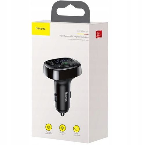 Baseus Transmiter FM Bluetooth, USB-A, ładowarka na Arena.pl