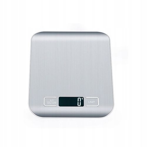 WAGA KUCHENNA elektroniczna precyzyjna WAGA wyświetlacz LCD 5000g SREBRNA na Arena.pl