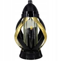 Piękny lampion 28cm metalizowana złota wstęga oryginalny kształt