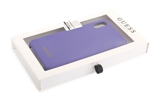 GUESS SILICONE CASE - iPhone XS Max - PURPLE na Arena.pl