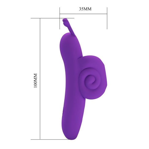 Pretty Love - Snail Honey Finger, 10 Vibration Functions Memory Function zdjęcie 8