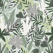 SERWETKI DAISY POL-MAK 33X33 GREEN LEAVES WALLPAPER
