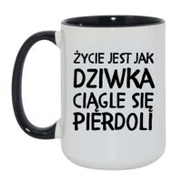 Duży Biało-Czarny 450 ml