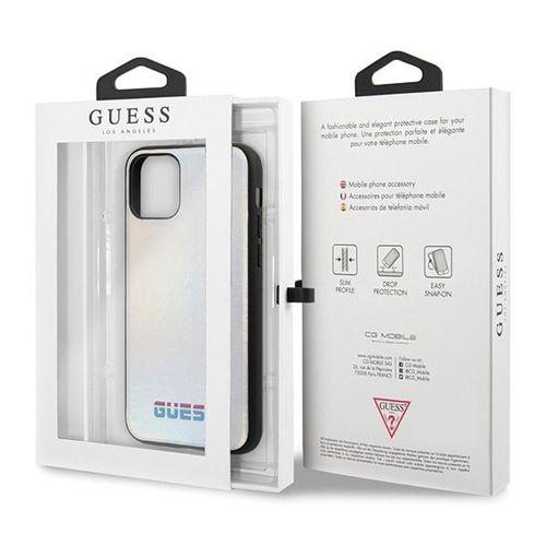 Guess GUHCN65BLD iPhone 11 Pro Max srebrny/silver hard case Iridescent na Arena.pl