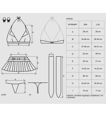 Sexy kostium uczennicy L/XL na Arena.pl