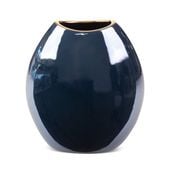 Wazon dekoracyjny ceramiczny MORA 22X12X25 granatowy