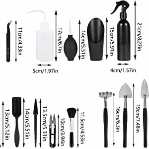 Zestaw Profesjonalnych Narzędzi do Bonsai 13szt. na Arena.pl