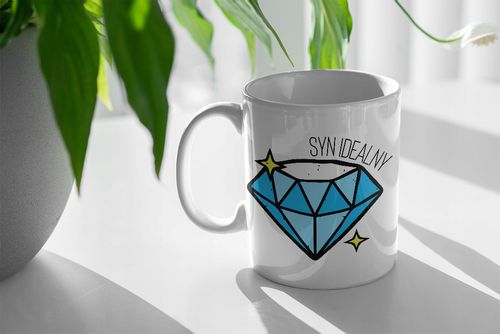 Kubek Czarny Prezent Dla Syna Wzorowy Synek Z Nadrukiem Ze Zdjęciem na Arena.pl