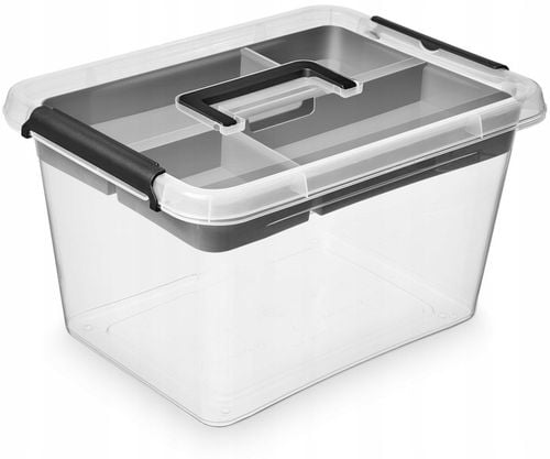 Pojemnik 15,5 l pudełko na klocki lego przezroczysty organizer z na Arena.pl