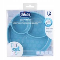 CHICCO TALERZ SILIKONOWY TRÓJDZIELNY Z PRZYSSAWKĄ