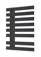 Grzejnik dekoracyjny FANTOM LEWY 720x500 CZARNY MAT