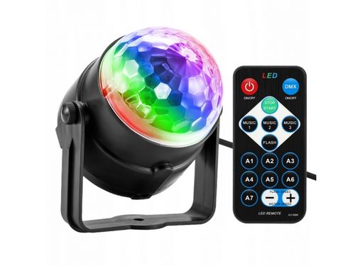 projektor, kula disco z pilotem 50 9559 na Arena.pl