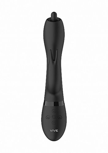 nilo - pinpoint rotating g-spot rabbit - black na Arena.pl