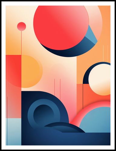 Plakat 75x100cm Geometryczne Marzenia na Arena.pl