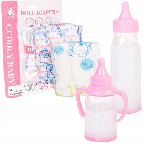 DUŻA LALKA BOBAS mówi śpiewa PL + smoczek + pampersy + butelki na Arena.pl