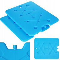 2x Wkład CHŁODZĄCY do lodówki turystycznej torby termicznej płaski