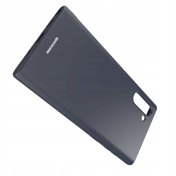 Spacecase Silicone Case Galaxy Note 10 Black zdjęcie 8