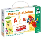 Puzzle edukacyjne. Poznaję alfabet 3-6 lat