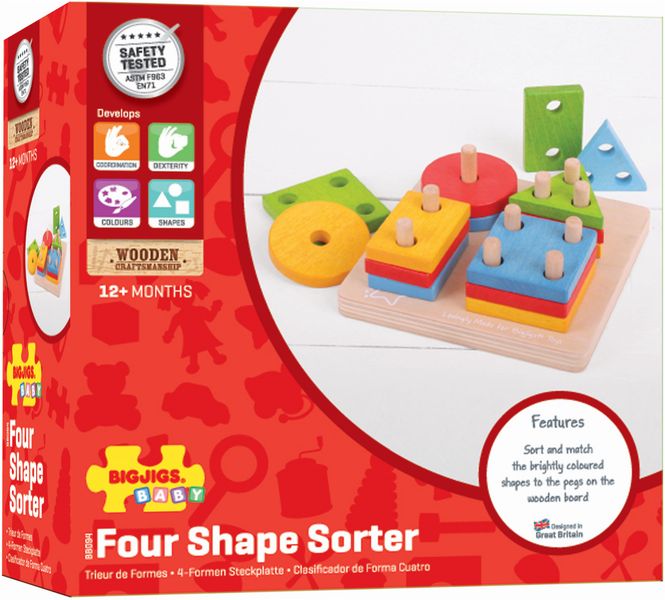 UKŁADANKA motoryczna PIRAMIDKI KSZTAŁTY drewniana zdjęcie 2