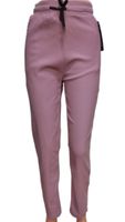 ELASTYCZNE SPODNIE DAMSKIE GUMKA cyrkonie modne RÓŻOWE 2/3XL