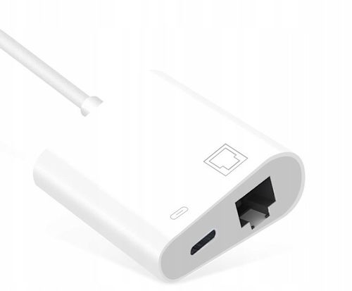 ADAPTER USB-C LAN ETHERNET PRZEJŚCIÓWKA RJ45 PD MacBook Charge ZASILANIE na Arena.pl
