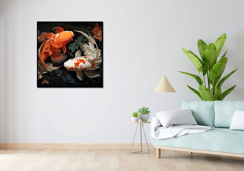 Plakat 90x90cm Harmonijny Taniec zdjęcie 4