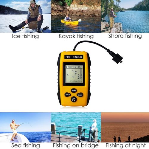 Echosonda FISH FINDER SONAR Wykrywacz Ryb na Arena.pl